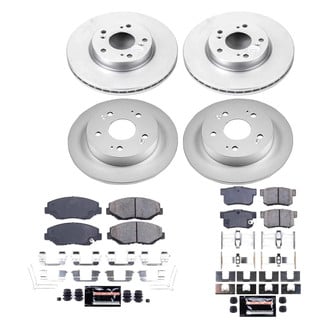 PowerStop® - Z23 Evolution Geomet® Plain Front and Rear Brake Kit