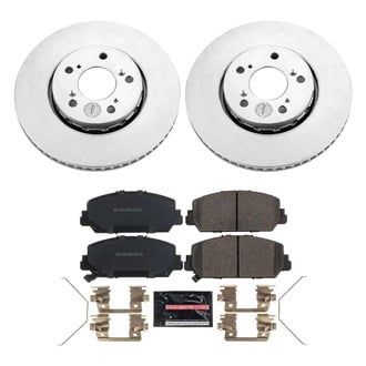 PowerStop® - Z23 Evolution Geomet® Plain Front Brake Kit