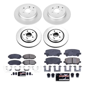 PowerStop® - Z23 Evolution Geomet® Plain Front and Rear Brake Kit
