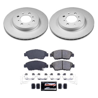 PowerStop® - Z23 Evolution Geomet® Plain Front Brake Kit