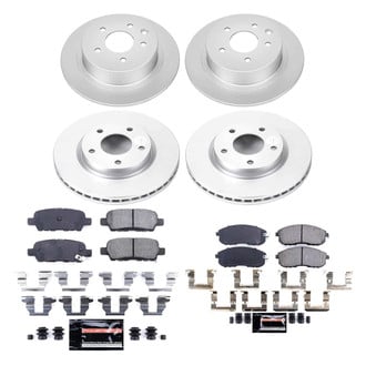 PowerStop® - Z23 Evolution Geomet® Plain Front and Rear Brake Kit