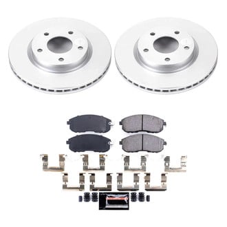 PowerStop® - Z23 Evolution Geomet® Plain Front Brake Kit