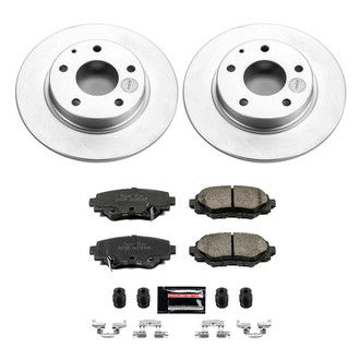 PowerStop® - Z23 Evolution Geomet® Plain Rear Brake Kit