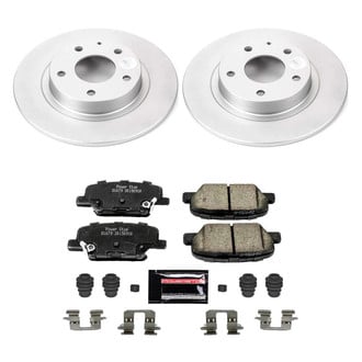 PowerStop® - Z23 Evolution Geomet® Plain Rear Brake Kit