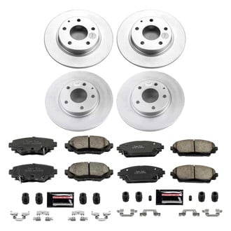 PowerStop® - Z23 Evolution Geomet® Plain Front and Rear Brake Kit