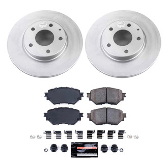 PowerStop® - Z23 Evolution Geomet® Plain Front Brake Kit