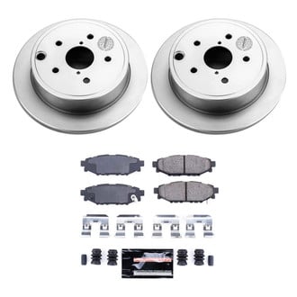 PowerStop® - Z23 Evolution Geomet® Plain Rear Brake Kit