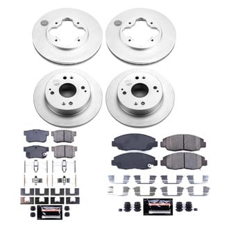 PowerStop® - Z23 Evolution Geomet® Plain Front and Rear Brake Kit