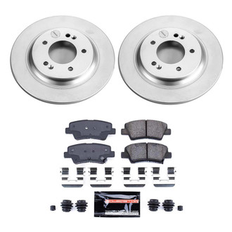 PowerStop® - Z23 Evolution Geomet® Plain Rear Brake Kit