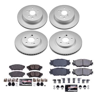 PowerStop® - Z23 Evolution Geomet® Plain Front and Rear Brake Kit
