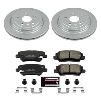 PowerStop® - Z23 Evolution Geomet® Plain Rear Brake Kit