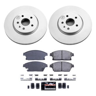 PowerStop® - Z23 Evolution Geomet® Plain Front Brake Kit