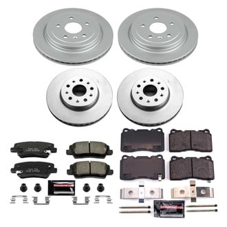 PowerStop® - Z23 Evolution Geomet® Plain Front and Rear Brake Kit