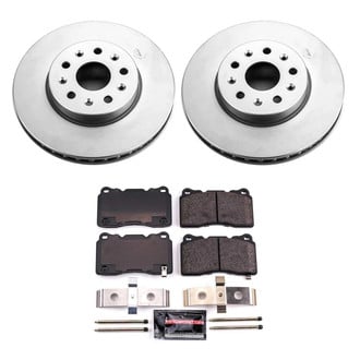 PowerStop® CPK7001-23 - Z23 Evolution Geomet® Plain Front Brake Kit