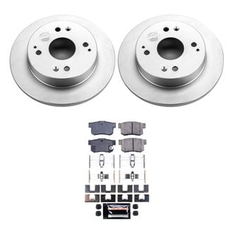 PowerStop® - Z23 Evolution Geomet® Plain Rear Brake Kit