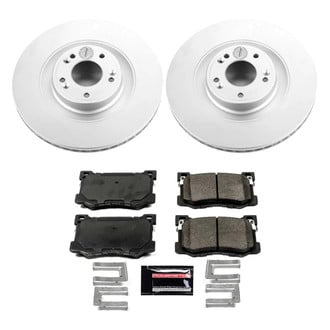 PowerStop® - Z23 Evolution Geomet® Plain Front Brake Kit