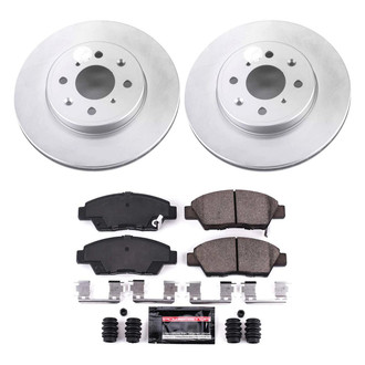 PowerStop® - Z23 Evolution Geomet® Plain Front Brake Kit