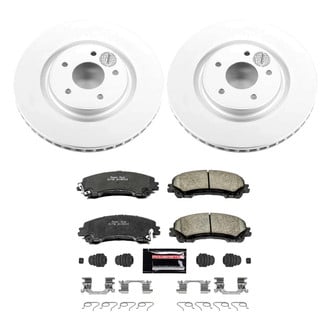 PowerStop® - Z23 Evolution Geomet® Plain Front Brake Kit