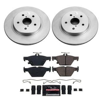 PowerStop® CPK7039-23 - Z23 Evolution Geomet® Plain Rear Brake Kit