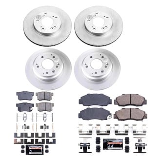 PowerStop® - Z23 Evolution Geomet® Plain Front and Rear Brake Kit