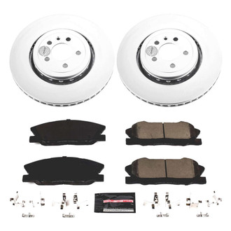 PowerStop® - Z23 Evolution Geomet® Plain Front Brake Kit
