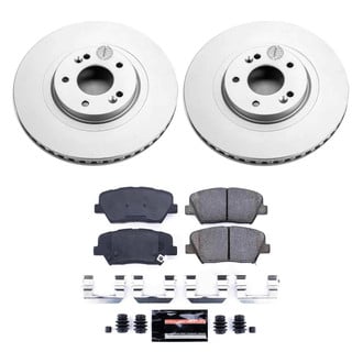 PowerStop® - Z23 Evolution Geomet® Plain Front Brake Kit
