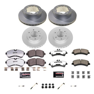 PowerStop® - Z36 Evolution Geomet® Plain Front and Rear Brake Kit