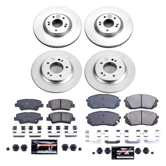 PowerStop® - Z23 Evolution Geomet® Plain Front and Rear Brake Kit