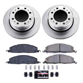 PowerStop® CPK7131-23 - Z23 Evolution Geomet® Plain Rear Brake Kit