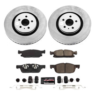 PowerStop® - Z23 Evolution Geomet® Plain Front Brake Kit
