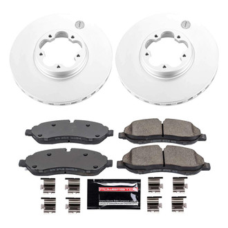 PowerStop® - Z23 Evolution Geomet® Plain Front Brake Kit