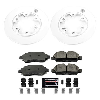 PowerStop® - Z23 Evolution Geomet® Plain Rear Brake Kit