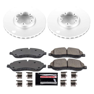 PowerStop® - Z23 Evolution Geomet® Plain Front Brake Kit