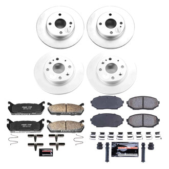 PowerStop® - Z23 Evolution Geomet® Plain Brake Kit
