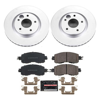 PowerStop® - Z23 Evolution Geomet® Plain Front Brake Kit