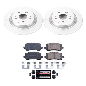 PowerStop® - Z23 Evolution Geomet® Plain Rear Brake Kit