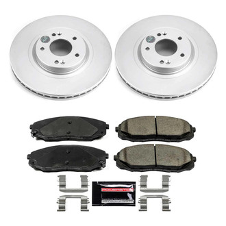 PowerStop® - Z23 Evolution Geomet® Plain Front Brake Kit