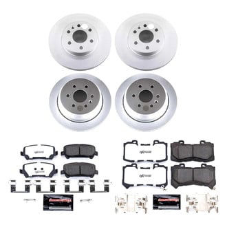 PowerStop® - Z36 Evolution Geomet® Plain Front and Rear Brake Kit