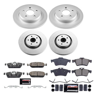 PowerStop® - Z23 Evolution Geomet® Plain Front and Rear Brake Kit
