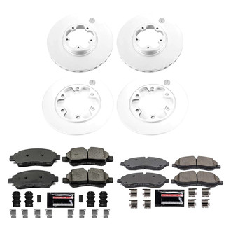 PowerStop® - Z23 Evolution Geomet® Plain Brake Kit