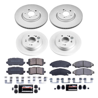 PowerStop® - Z23 Evolution Geomet® Plain Front and Rear Brake Kit