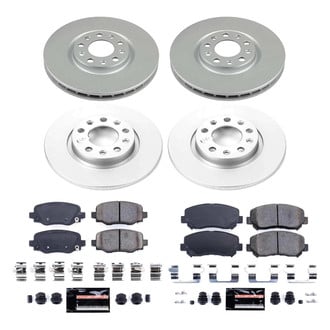 PowerStop® - Z23 Evolution Geomet® Plain Front and Rear Brake Kit