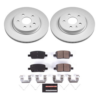 PowerStop® - Z23 Evolution Geomet® Plain Rear Brake Kit