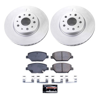PowerStop® - Z23 Evolution Geomet® Plain Front Brake Kit