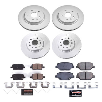PowerStop® - Z23 Evolution Geomet® Plain Front and Rear Brake Kit