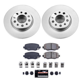 PowerStop® CPK7301-23 - Z23 Evolution Geomet® Plain Rear Brake Kit