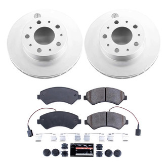 PowerStop® - Z23 Evolution Geomet® Plain Front Brake Kit