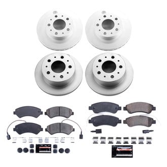 PowerStop® - Z23 Evolution Geomet® Plain Front and Rear Brake Kit