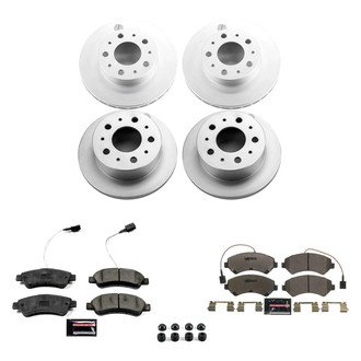 PowerStop® - Z36 Evolution Geomet® Plain Front and Rear Brake Kit