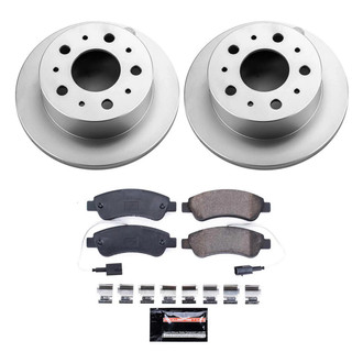 PowerStop® - Z23 Evolution Geomet® Plain Rear Brake Kit